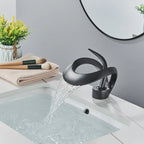 Robinet de Lavabo Cascade Design  — Sculpture Moderne | ODDA