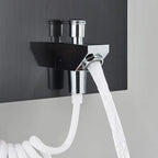 Colonne de Douche Hydromassante Noir — Écran LED, Jets & Porte-Serviette | ARNHEM