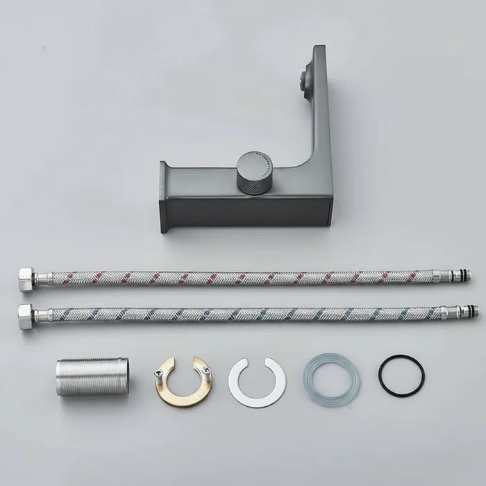 Robinet de Lavabo Thermostatique LED — Design Minimaliste | KEBNEKAISE