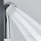 Colonne de Douche Hydromassante Noir — Écran LED, Jets & Porte-Serviette | ARNHEM