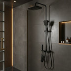 Colonne de Douche Thermostatique Noir Mat avec Douchette à Main | WISMAR
