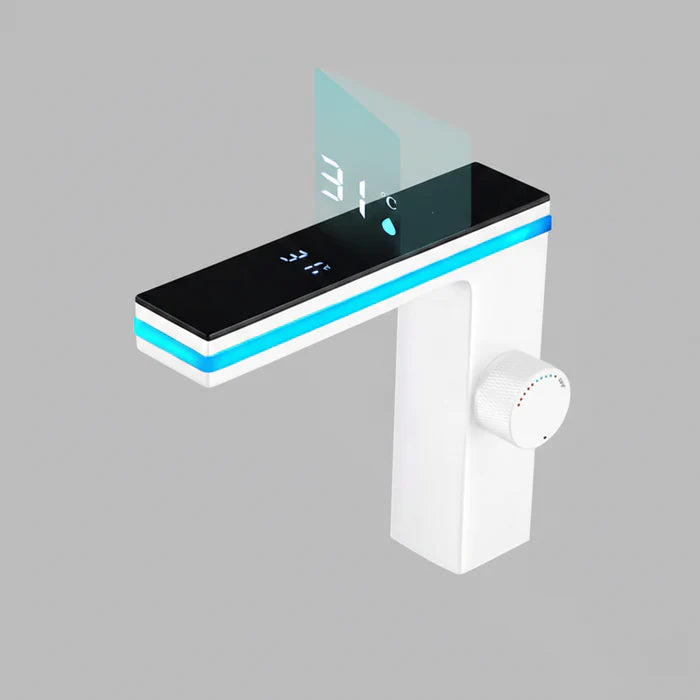 Robinet de Lavabo Thermostatique LED — Design Minimaliste | KEBNEKAISE