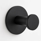 Patère Murale Noire Mat en Acier Inoxydable — Design Épuré | MATERA