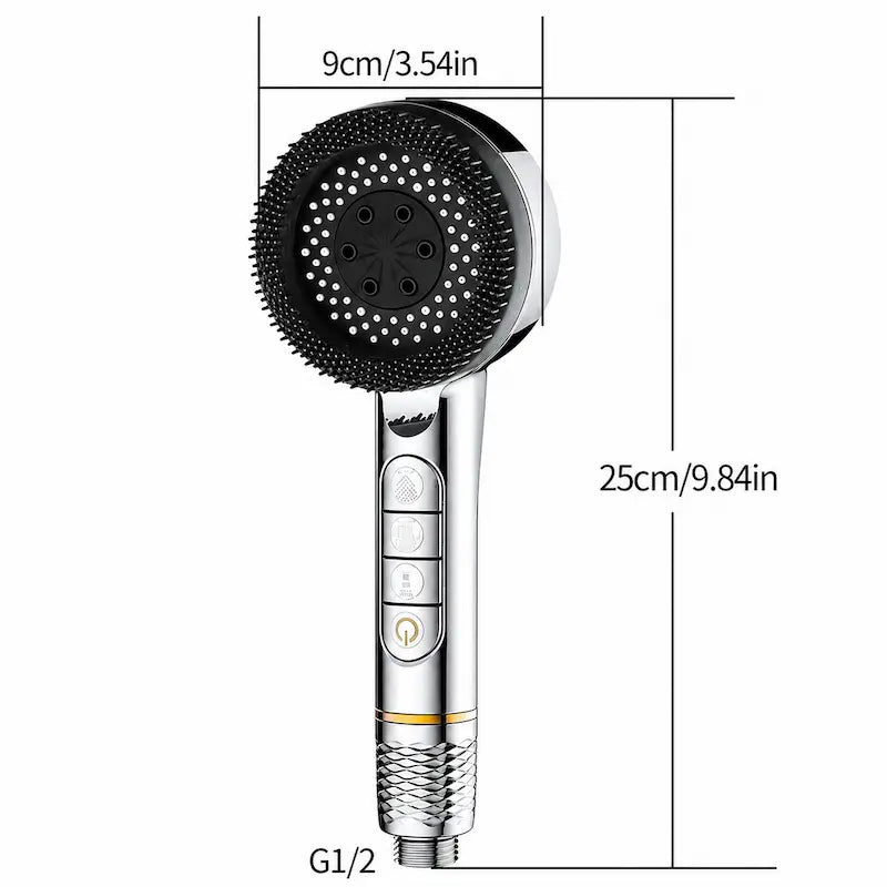 Pommeau de Douche Haute Pression — 4 Modes de Jet | BERAT