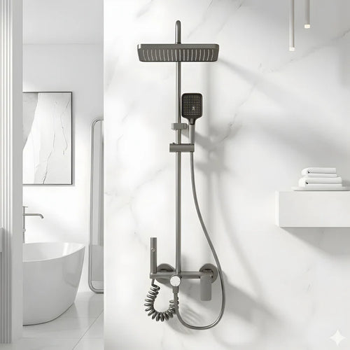 Colonne de Douche Thermostatique — Effet Pluie & Douchette | GOTLAND