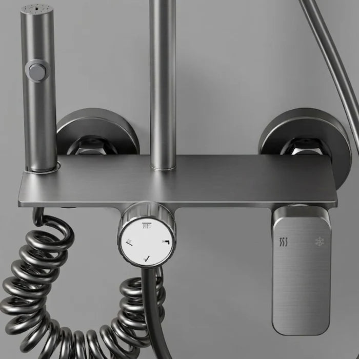 Colonne de Douche Thermostatique — Effet Pluie & Douchette | GOTLAND