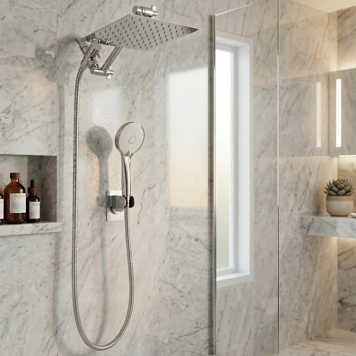 Ensemble de Douche Chrome avec Douchette à Main | HALTI