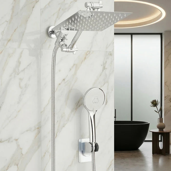 Ensemble de Douche Chrome avec Douchette à Main | HALTI