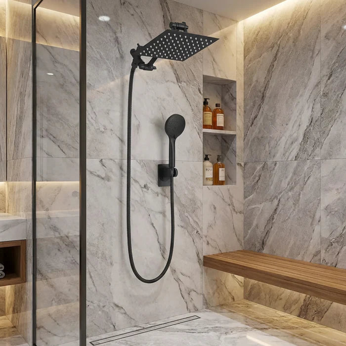 Ensemble de Douche Chrome avec Douchette à Main | HALTI