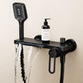 Robinet de Baignoire Effet Cascade Doré avec Douchette | INARI