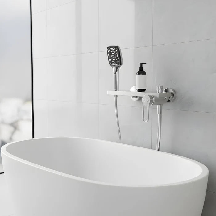 Robinet de Baignoire Effet Cascade Doré avec Douchette | INARI
