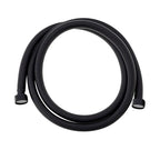 Flexible de Douche PVC Lisse Noir — Souple et Anti-Nœud