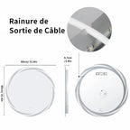 Miroir Rond LED Anti-Buée Tactile — Design Moderne | SIBIU
