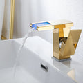 Robinet Cascade LED Noir avec Indicateur de Température | PUEBLA