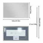 Miroir Rectangulaire LED — 3 Couleurs, Luminosité Réglable | HALLSTATT