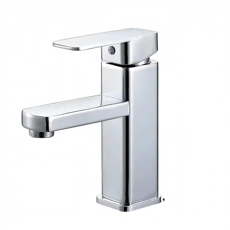 Mitigeur de Lavabo Noir en Laiton — Design Épuré | BERGEN
