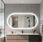 Miroir Ovale LED  — 3 Couleurs, Anti-Buée, Mémoire | TBILISSI
