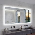 Miroir Rectangulaire LED — 3 Couleurs, Luminosité Réglable | HALLSTATT