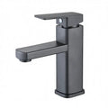 Mitigeur de Lavabo Noir en Laiton — Design Épuré | BERGEN