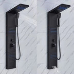 Colonne de Douche Hydromassante LED — Pluie, Cascade & Jets de Massage | TARTU