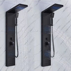 Colonne de Douche Hydromassante LED — Pluie, Cascade & Jets de Massage | TARTU