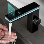 Robinet de Lavabo Thermostatique LED — Design Minimaliste | KEBNEKAISE