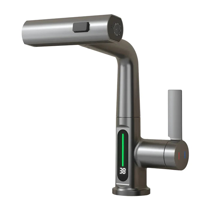 Robinet de Lavabo Thermostatique avec Douchette | HELSINGBORG