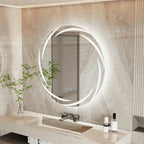 Miroir Rond LED Anti-Buée Tactile — Design Moderne | SIBIU