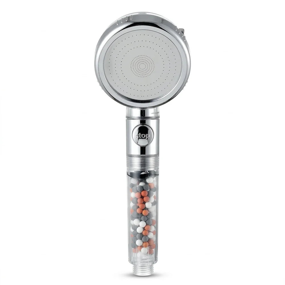 Pommeau de Douche Filtrant, Économique et Anti Calcaire  — 3 Modes, Stop Eau | ERFURT