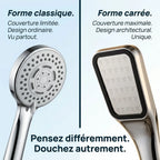 Pommeau de Douche Haute Pression Carré | KREMS