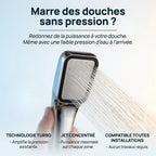 Pommeau de Douche Haute Pression Carré | KREMS