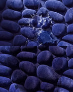 Tapis de Bain Galets Antidérapant – Effet Massant 3D Bleu | 40x60cm